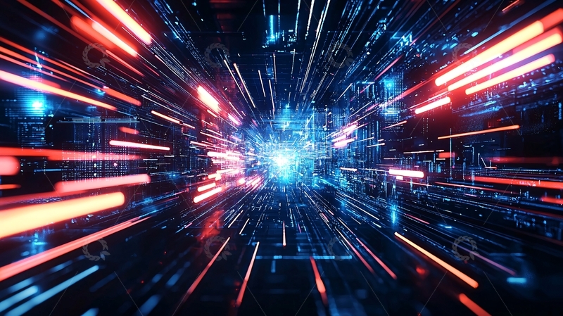 高清大图下载【趣麦麦图】未来科技感通道