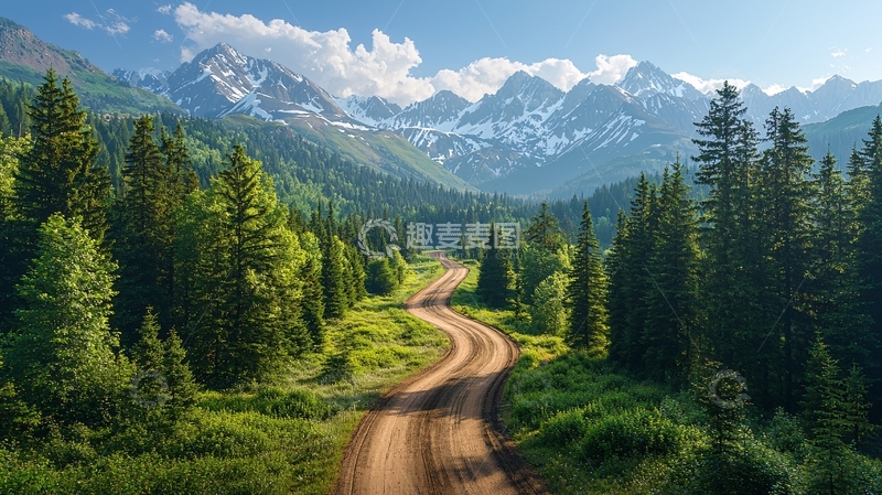 高清大图下载【趣麦麦图】蜿蜒道路