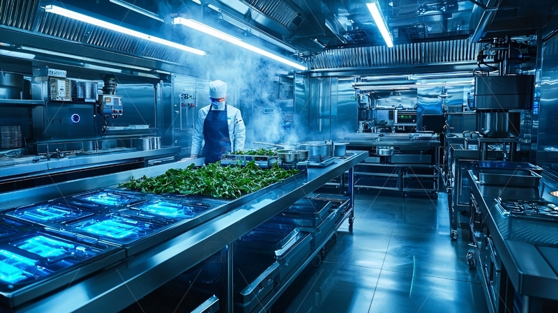 高清大图下载【趣麦麦图】现代化智能化厨房