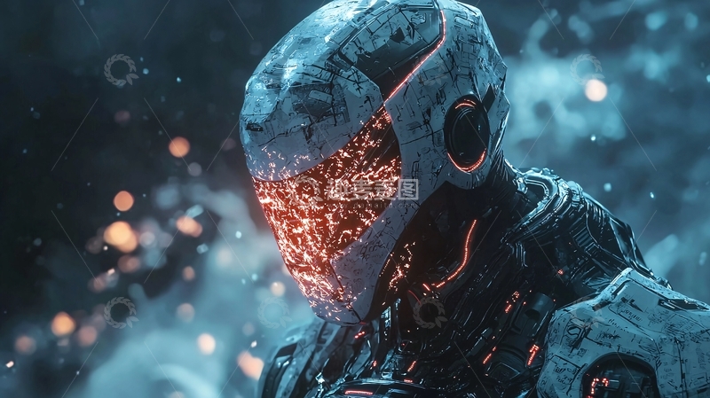 高清大图下载【趣麦麦图】科幻未来战士