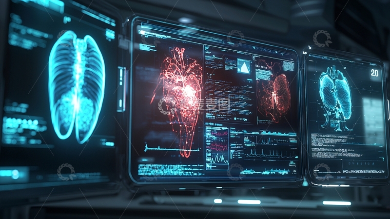 高清大图下载【趣麦麦图】未来科技医疗影像