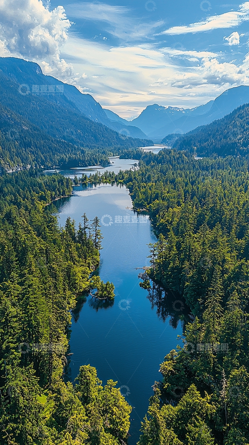 高清大图下载【趣麦麦图】宁静湖泊