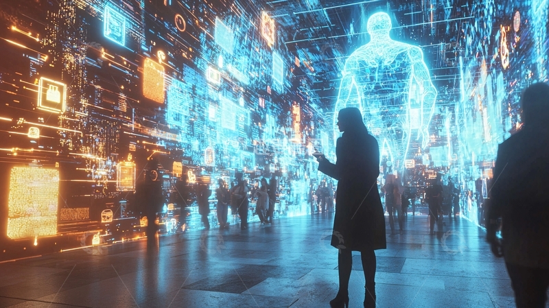 高清大图下载【趣麦麦图】数字人