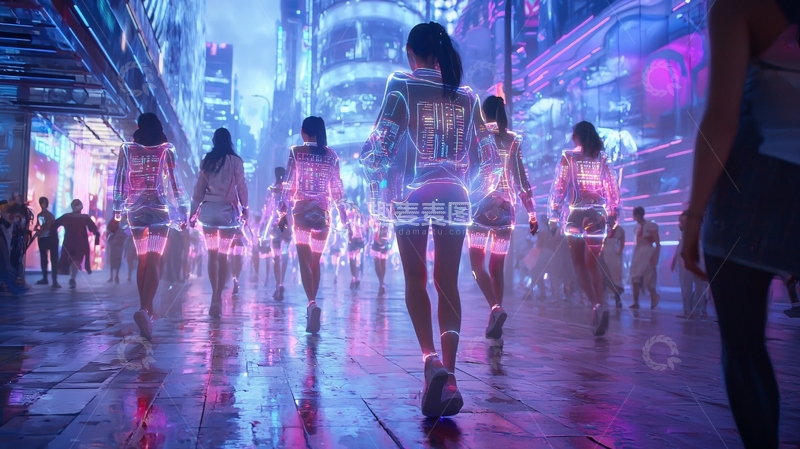 高清大图下载【趣麦麦图】未来都市夜景132