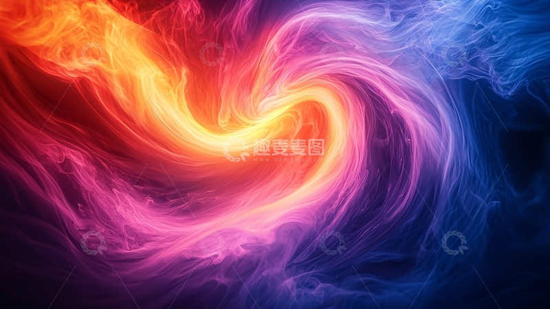 高清大图下载【趣麦麦图】绚丽的能量漩涡