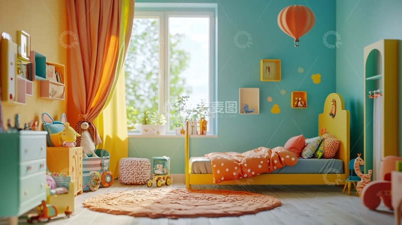 高清大图下载【趣麦麦图】儿童房装修