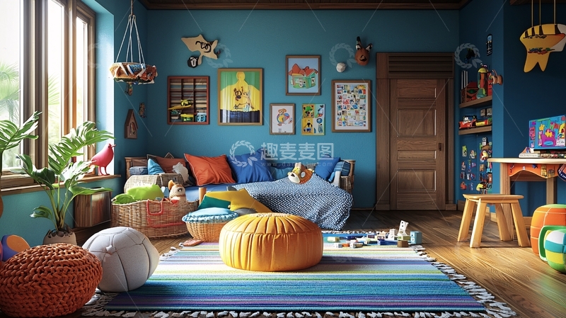 高清大图下载【趣麦麦图】儿童房