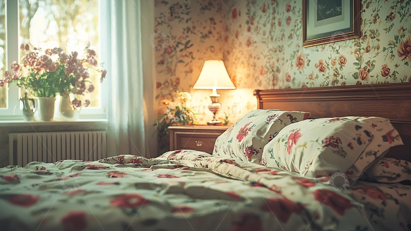 高清大图下载【趣麦麦图】温馨舒适卧室