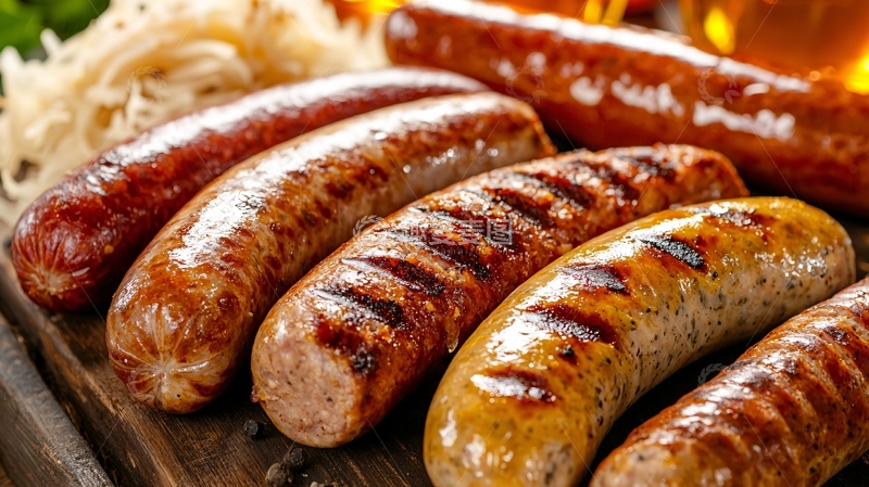 高清大图下载【趣麦麦图】烤香肠