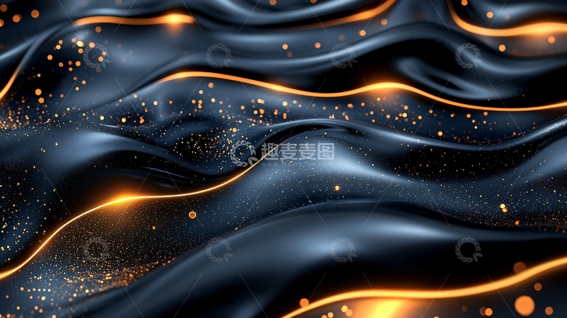 高清大图下载【趣麦麦图】黑色丝绸