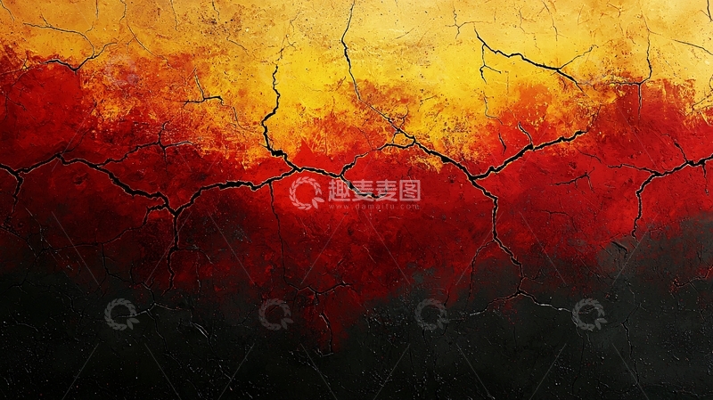 高清大图下载【趣麦麦图】抽象火红渐变纹理背景