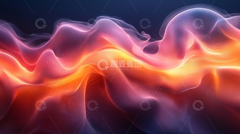 高清大图下载【趣麦麦图】抽象烟雾光影效果