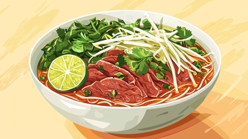 一碗美味的牛肉粉