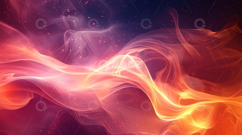 高清大图下载【趣麦麦图】抽象烟雾火焰背景