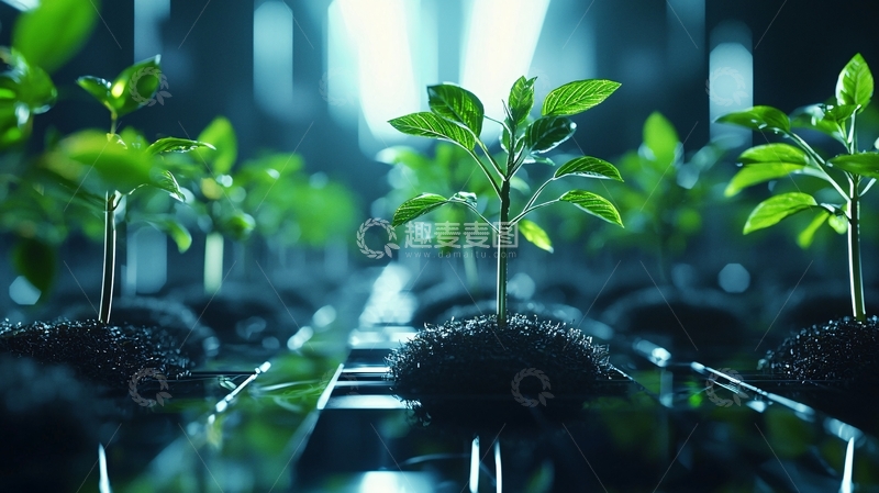 高清大图下载【趣麦麦图】绿色植物幼苗