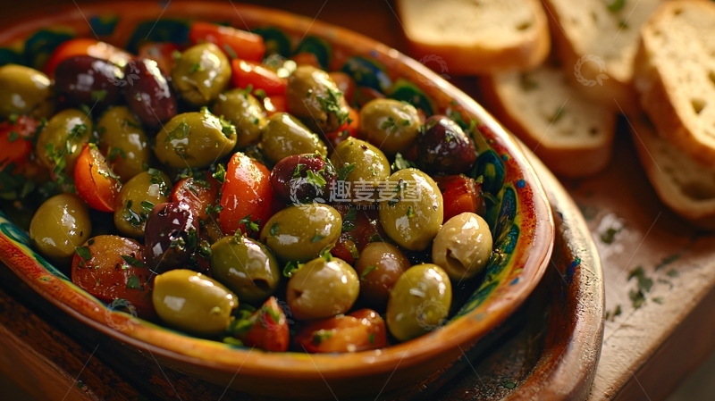高清大图下载【趣麦麦图】橄榄拼盘