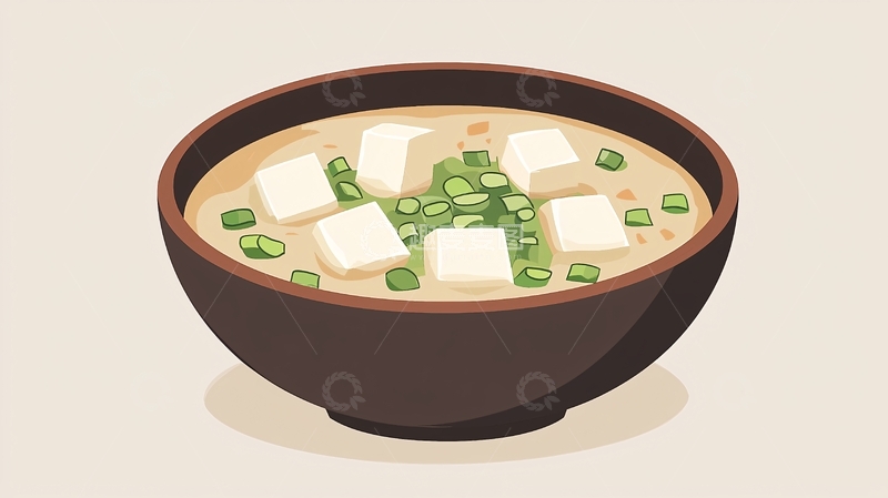 高清大图下载【趣麦麦图】日式味噌汤