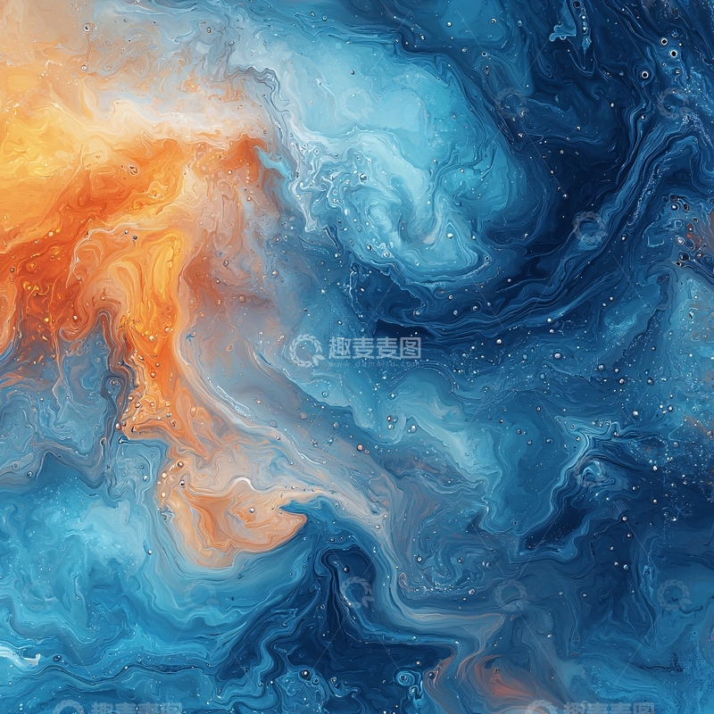 高清大图下载【趣麦麦图】流体抽象艺术