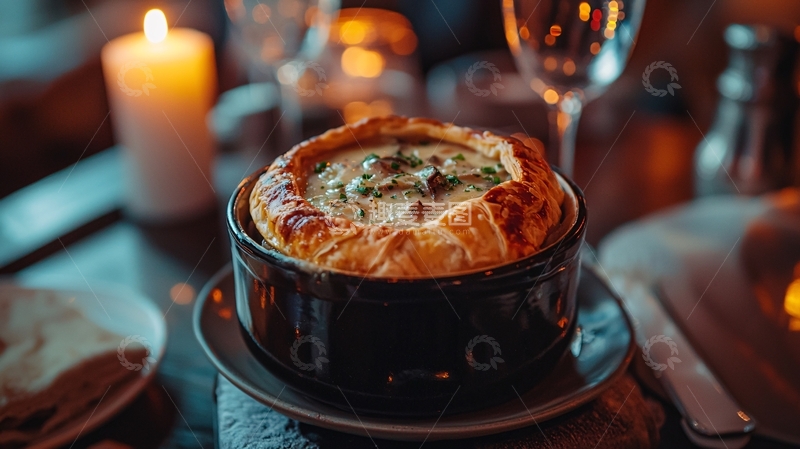 高清大图下载【趣麦麦图】酥皮浓汤