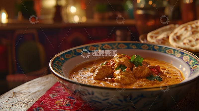 高清大图下载【趣麦麦图】咖喱鸡肉