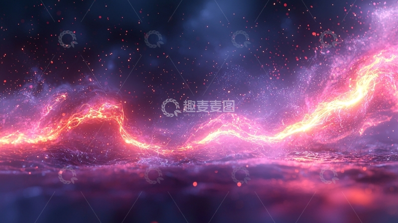 高清大图下载【趣麦麦图】梦幻星空绚丽光芒