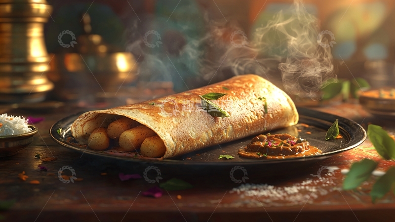 高清大图下载【趣麦麦图】印度煎饼
