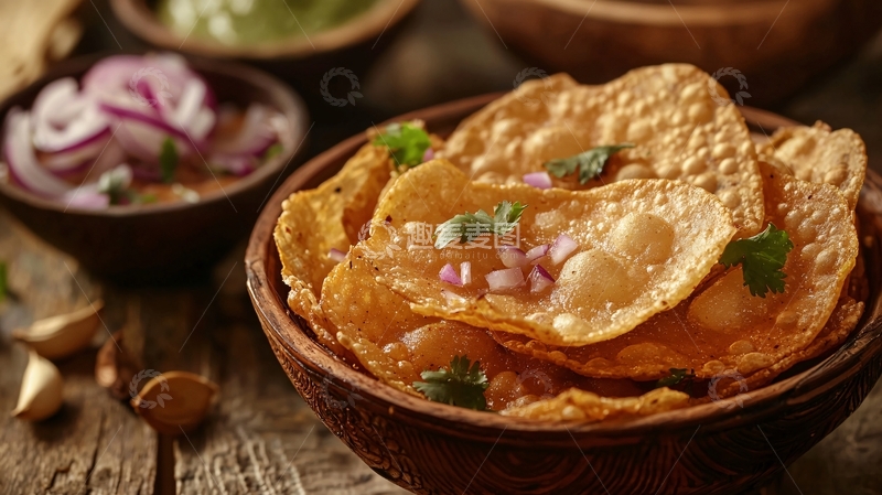 高清大图下载【趣麦麦图】酥脆油炸小吃