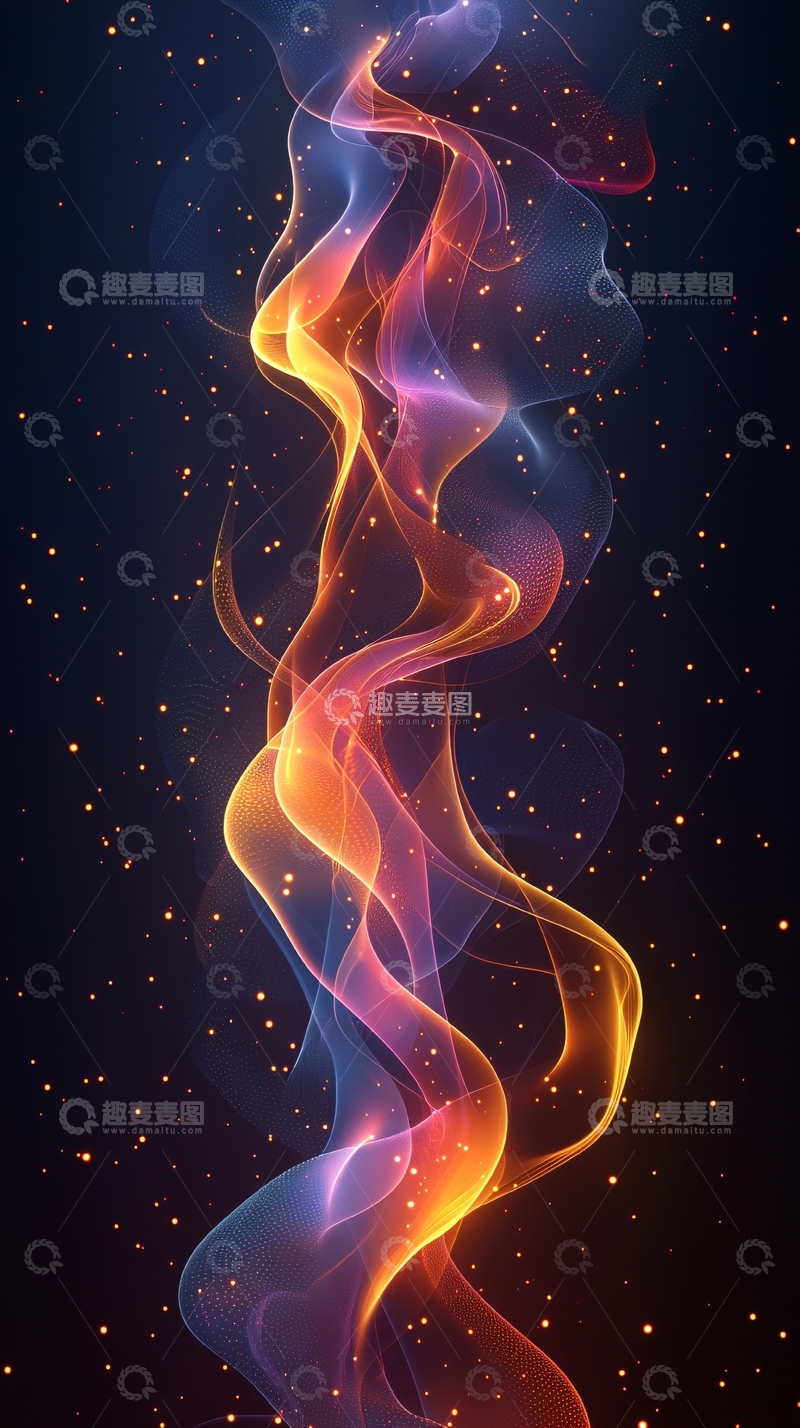 高清大图下载【趣麦麦图】彩色烟雾背景