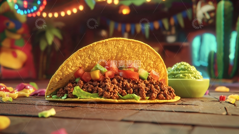 高清大图下载【趣麦麦图】美味墨西哥玉米卷