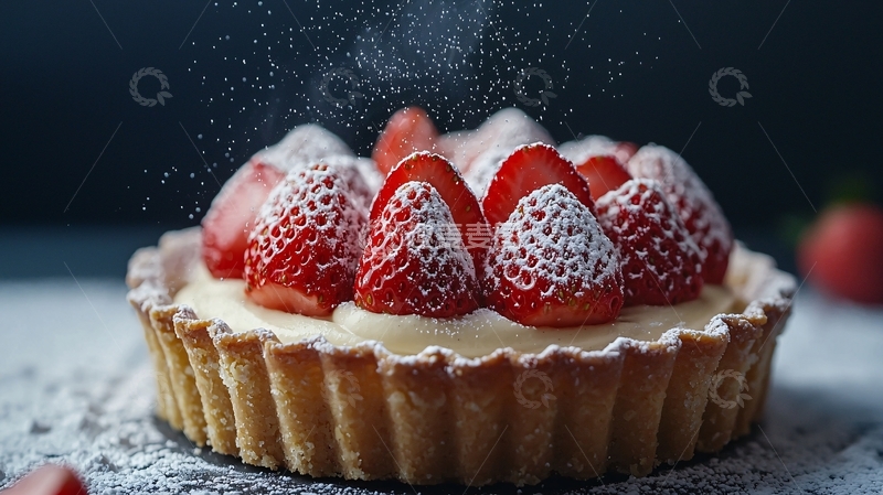 高清大图下载【趣麦麦图】草莓塔