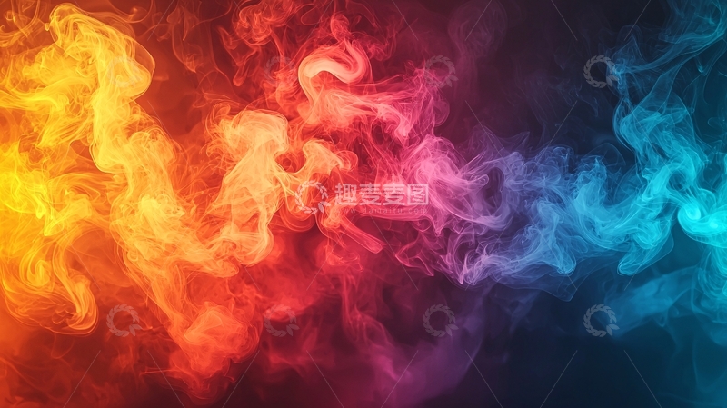 高清大图下载【趣麦麦图】彩色烟雾