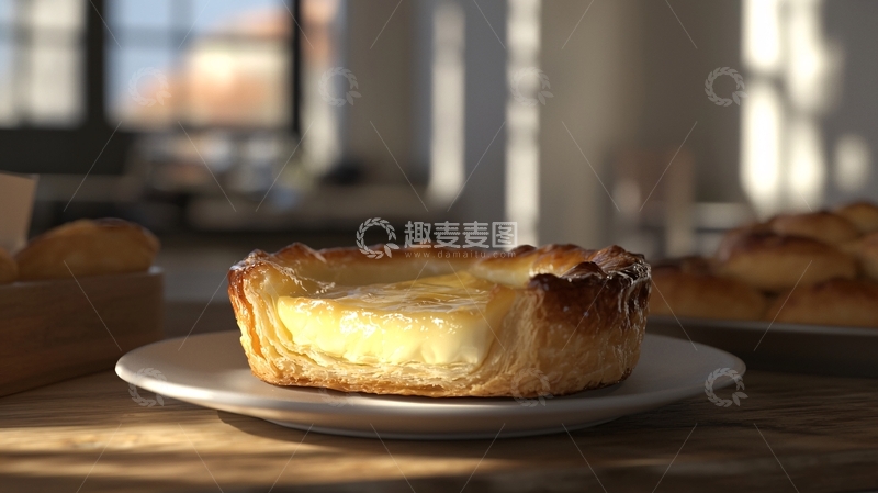 高清大图下载【趣麦麦图】酥皮蛋挞