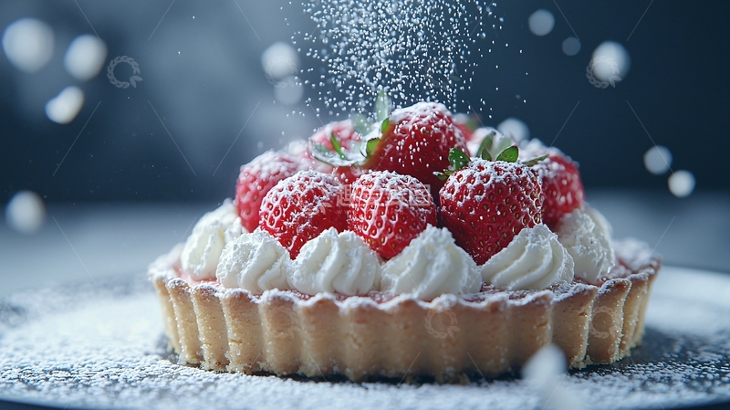 高清大图下载【趣麦麦图】草莓塔