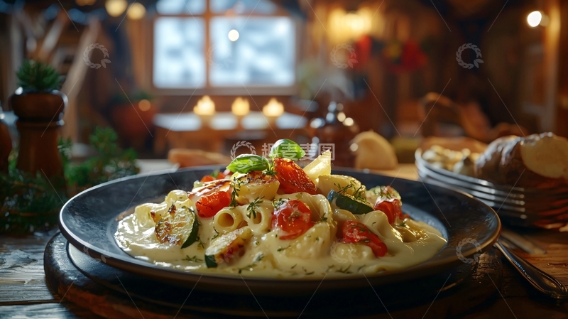 高清大图下载【趣麦麦图】意式餐厅美食