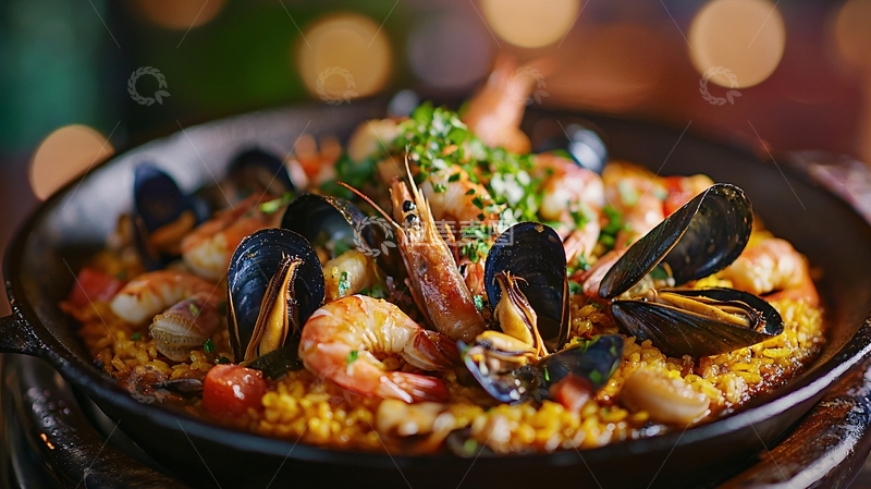 高清大图下载【趣麦麦图】海鲜饭