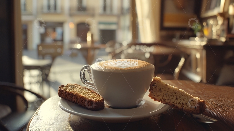 高清大图下载【趣麦麦图】咖啡馆下午茶