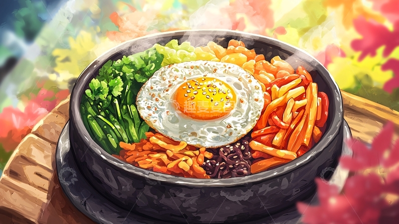 高清大图下载【趣麦麦图】韩式拌饭