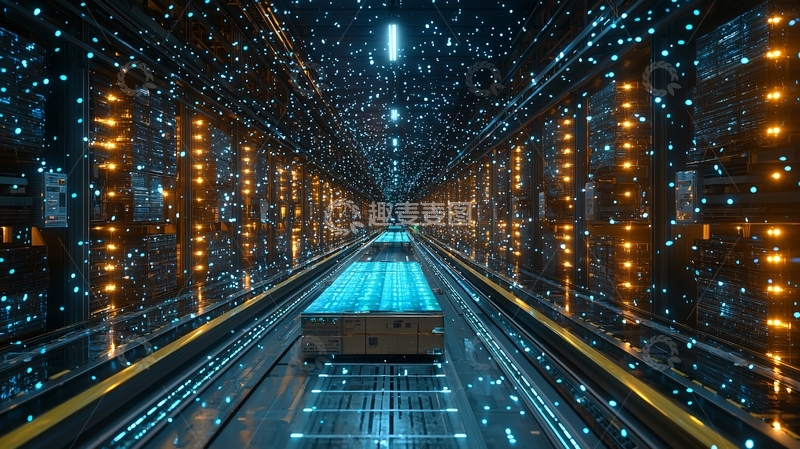 高清大图下载【趣麦麦图】科技感十足的隧道