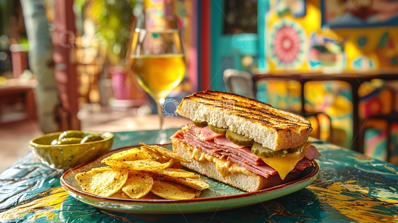 高清大图下载【趣麦麦图】古巴三明治
