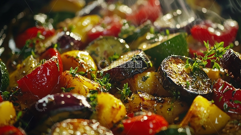 高清大图下载【趣麦麦图】香煎时蔬