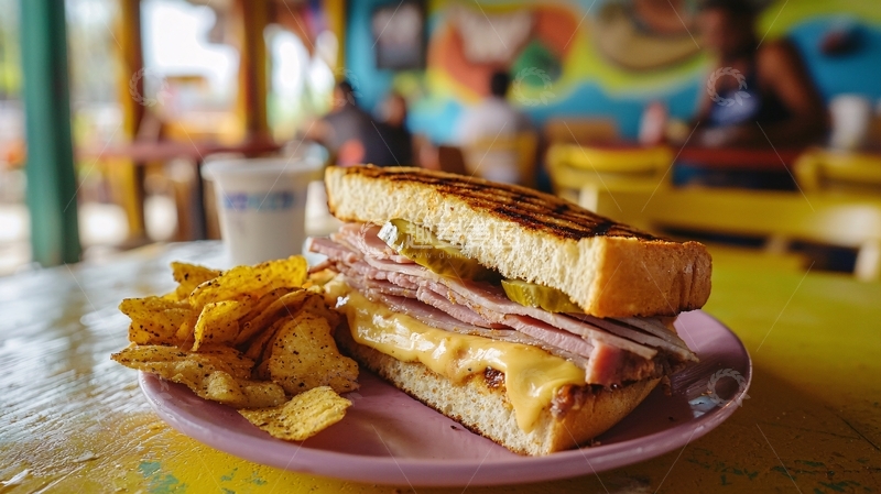高清大图下载【趣麦麦图】古巴三明治