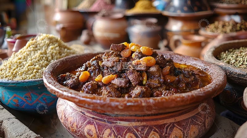高清大图下载【趣麦麦图】摩洛哥特色美食