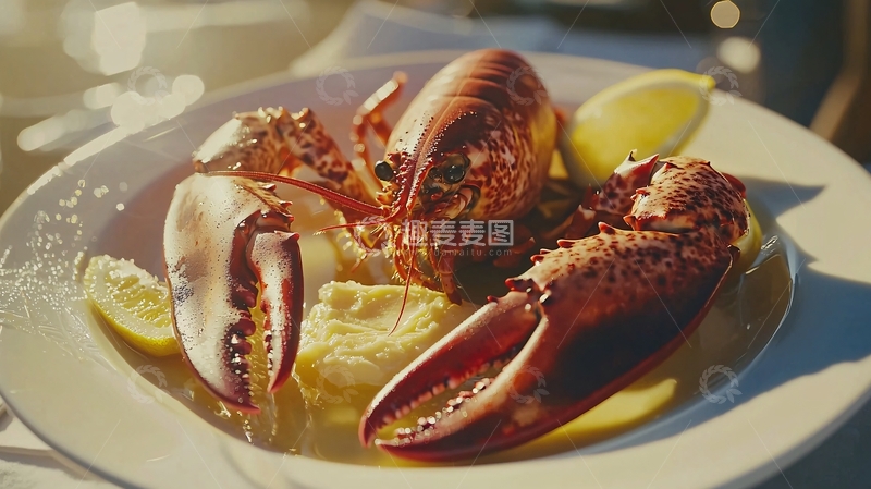 高清大图下载【趣麦麦图】烤龙虾