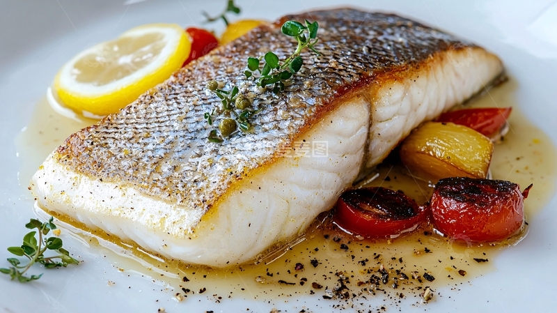 高清大图下载【趣麦麦图】煎烤鱼柳