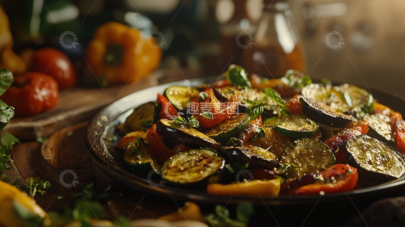 高清大图下载【趣麦麦图】烤蔬菜