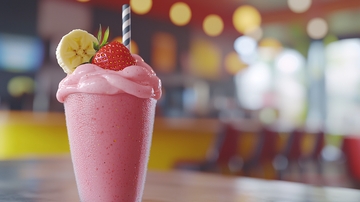 草莓香蕉奶昔
