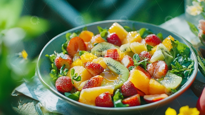 高清大图下载【趣麦麦图】清新水果沙拉