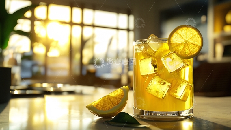 高清大图下载【趣麦麦图】冰镇柠檬茶