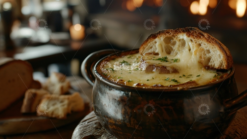 高清大图下载【趣麦麦图】法式洋葱汤9