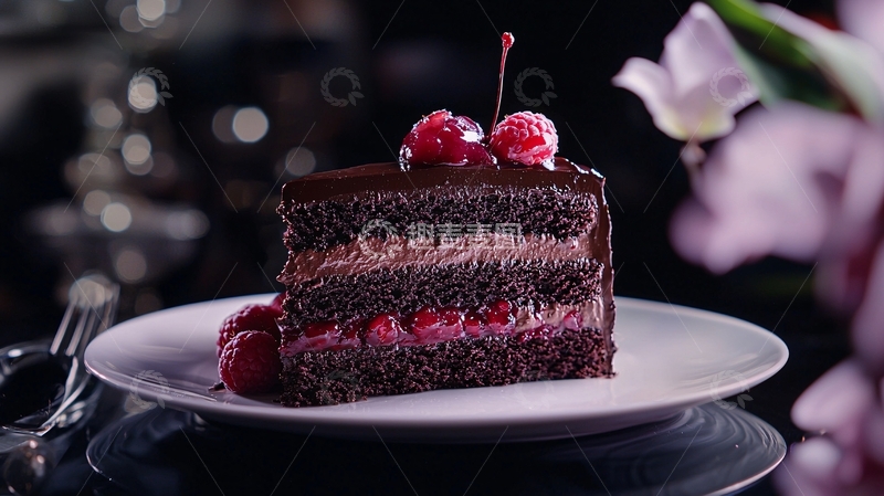 高清大图下载【趣麦麦图】黑森林蛋糕